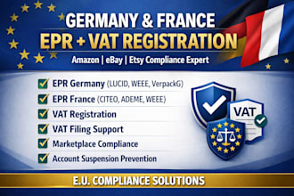 do epr registration for germany, france, amazon, ebay, etsy