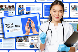 improve, redesign medical, health, business, pitch deck powerpoint presentation