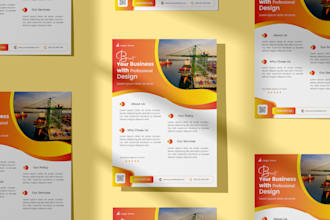 design a modern business flyer or leaflet