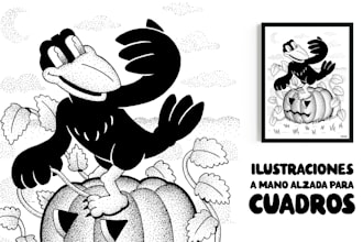 haré una ilustración para cuadros