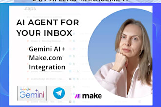 build a custom ai agent using make com and gemini