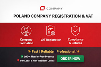 do poland company registration and vat with fiscal representative with address