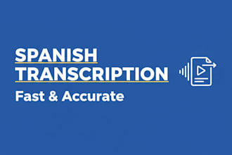 transcribe your spanish audio or video files accurately
