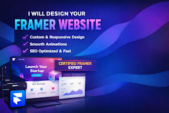 design and redesign framer website