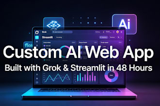 build your custom ai web app with streamlit grok in 48 hours