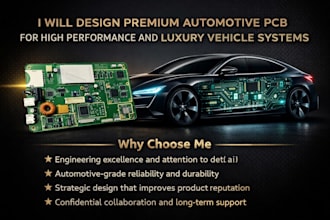 design premium automotive pcb for high performance and luxury vehicle systems