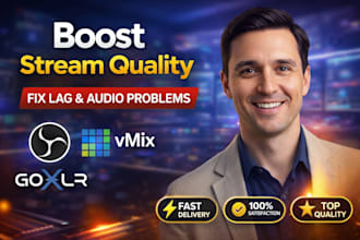 set up and fix obs, vmix, and goxlr to eliminate lag and boost streaming quality