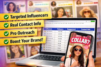 do instagram influencer research, brand influencer outreach
