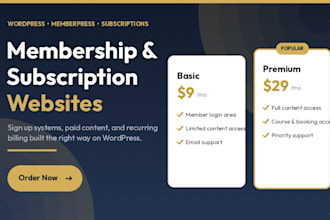 ultimate members, paid membership pro, membership website, subscription website