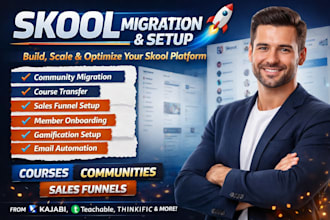migrate your skool community transfer online course and set up sales funnel