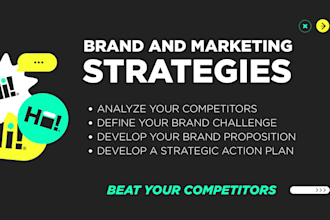 develop your brand and marketing strategy