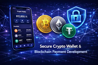 develop crypto wallet app and blockchain payment integration solution