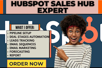do hubspot sales hub pipeline setup forecast workflow automation email sequence