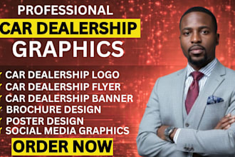 car dealership logo flyer car dealership poster social media graphics banner