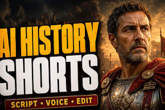 create ai history shorts for youtube