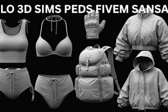 do second life 3d clothing mesh vrchat, gta peds imvu, fivem, y2k fashion design