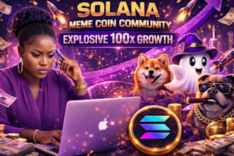 scale solana meme coin community, do telegram ads for explosive 100x growth