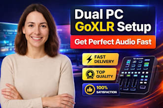 setup tc helicon goxlr for dual PC streaming or recording