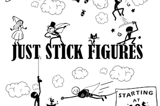 make hand drawn stick figures in my style