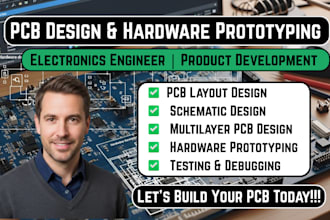 provide pcb design and hardware prototyping for product development