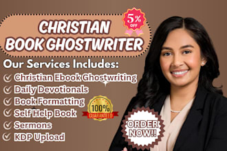 ghostwrite christian ebook prayer journal devotional book writer