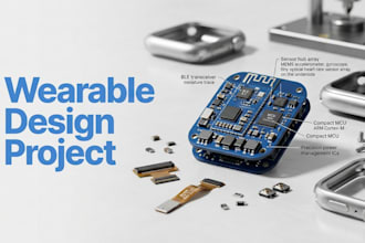 wearable device pcb, smartwatch, fitness tracker, ble iot hardware prototype