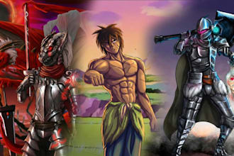 draw your character fast