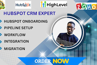 do hubspot setup, pipedrive migration, zoho CRM, workflow automation