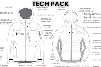 create fashion tech packs designer clothing tech pack tech pack