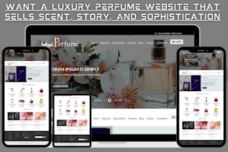 build perfume shopify store cologne fragrance store perfume dropshipping website