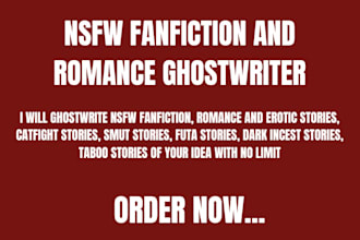ghostwrite nsfw fanfiction romance story erotica futa catfight story for you