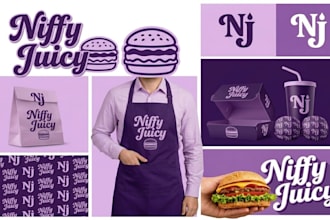 design modern restaurant branding, cafe, bakery, coffee shop brand identity