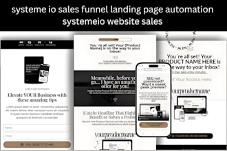 systeme io sales funnel landing page automation systemeio website sales
