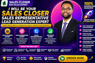 do commission sales closer sales leads high ticket sales closer b2b sales closer