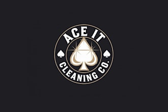 create awesome and gorgeous ace logo design
