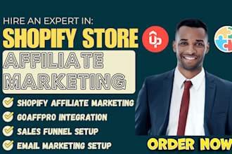 setup shopify affiliate marketing uppromote refersion goaffpro referrly leaddyno