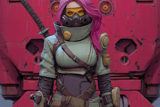 design unique alien and sci fi fantasy character art