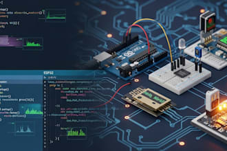 do arduino, esp32 coding, sensors integration and projects