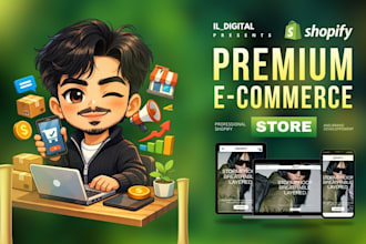 create and launch your professional shopify store