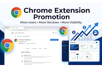 do chrome extension promotion, downloader, users, review or feedback for you