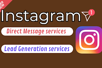 send targeted instagram dms and handle organic instagram marketing