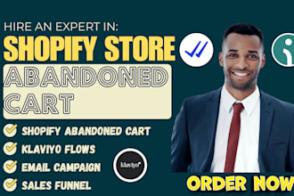 setup shopify abandoned cart klaviyo smsbump omnisend cartkit pushowl recart
