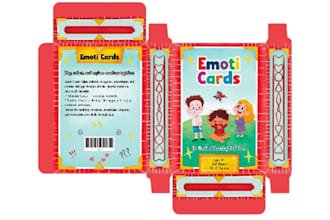 design card game box packaging box mockups rulebooks and print ready layout