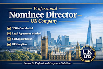 provide UK nominee director service for ltd company