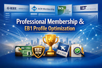 be your acm bcs ieee fellow membership and eb1 visa profile optimization expert