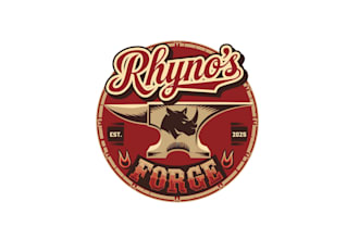 create wonderful and excellent rhino logo design