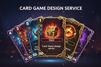 do custom collectible trading card game tcg ccg fantasy cards board game design