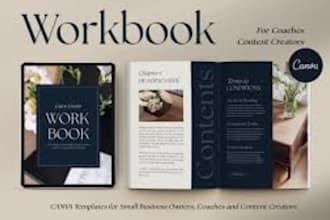 create branded canva workbooks for high ticket coaching programs