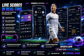 develop fantasy sport app sportybet app tournament app livescores website
