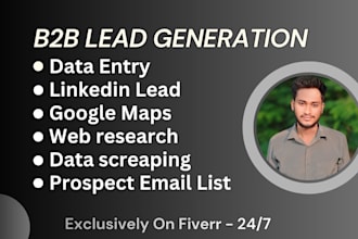 do b2b lead generation, linkedin lead, google maps leads